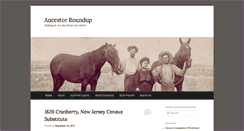 Desktop Screenshot of ancestorroundup.com